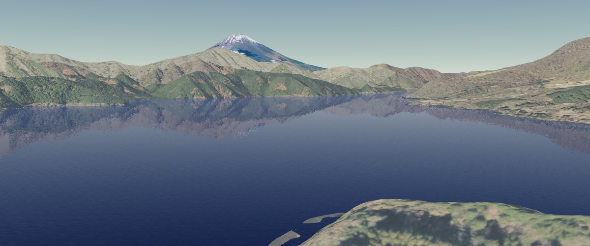 Add a water polygon with Entity API