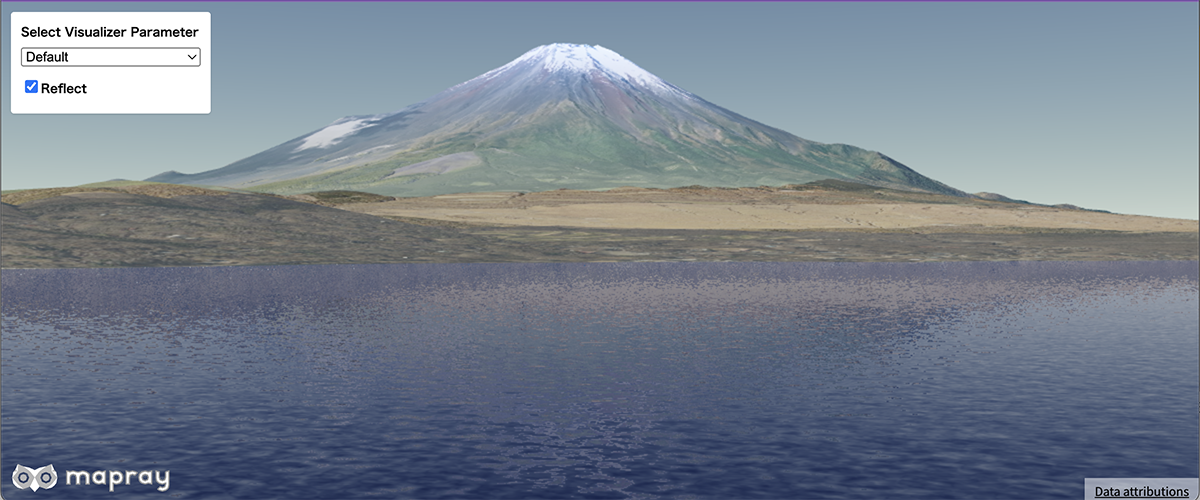 Set water polygon parameter