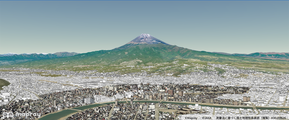 Using the B3dTiles format converted from PLATEAU LOD3.