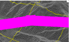 幅50 pixel の LineEntity の連結部分を表示した図