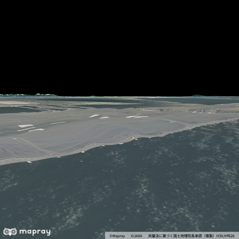 平坦化前の空港画像